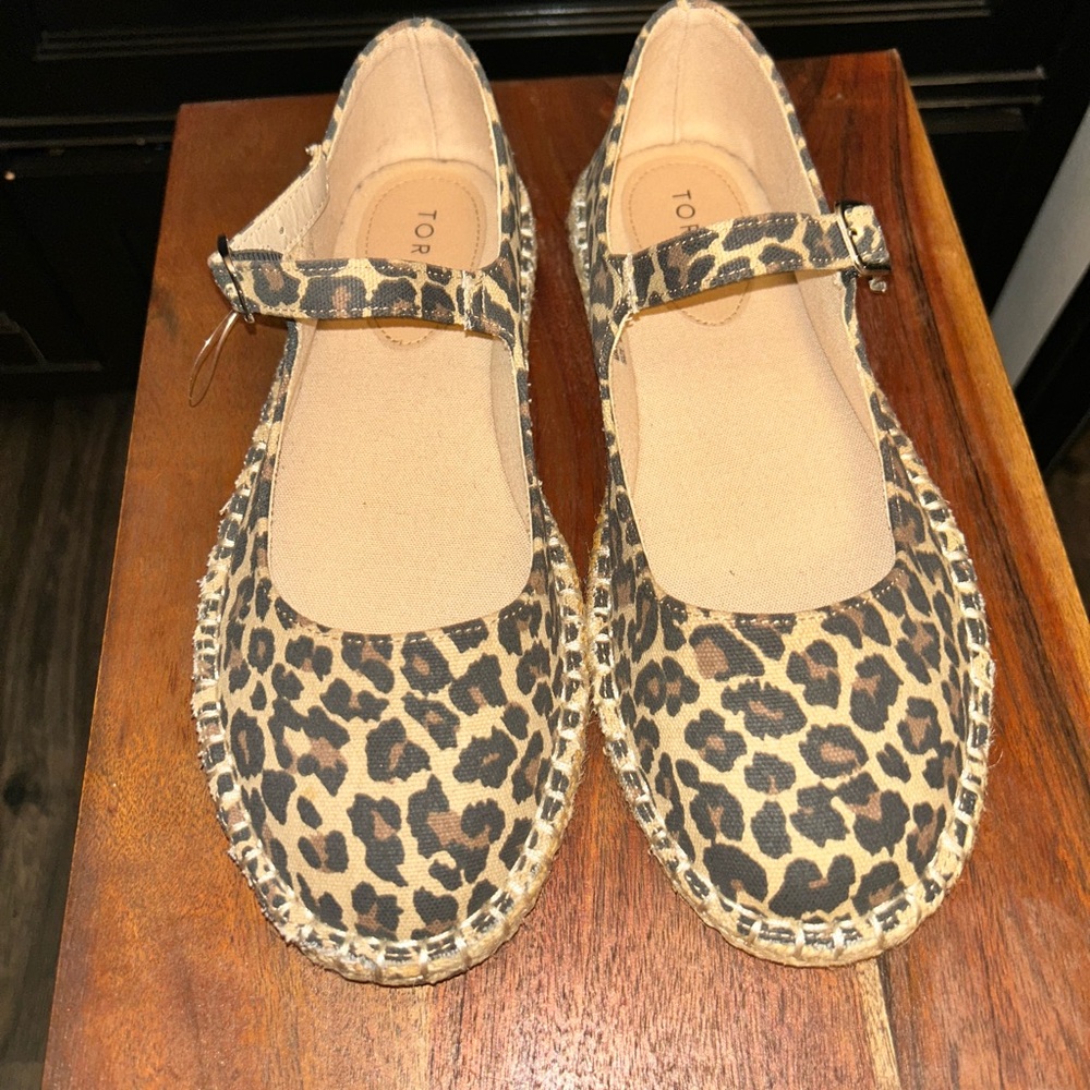 Torrid Leopard Print Espadrilles Sz 10 (WW)